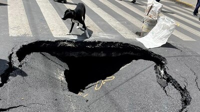 Residentes de la zona dijeron que no había indicios de su formación