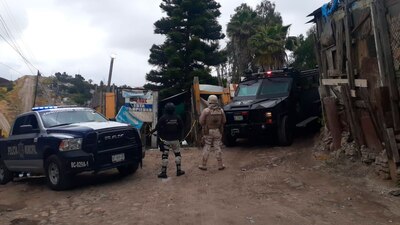 En el operativo participaron elementos de distintas corporaciones de extracto municipal, estatal y federal