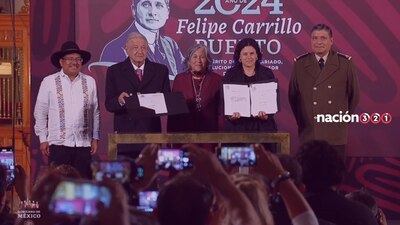 En su última mañanera, también firmó el decreto que reconoce a los pueblos indígenas como sujetos de derecho público