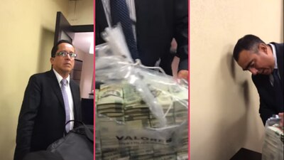 En redes sociales se publicó un video de supuestos sobornos