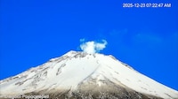 GALERÍA: Popocatépetl se viste de blanco y regala postales únicas para esta Navidad