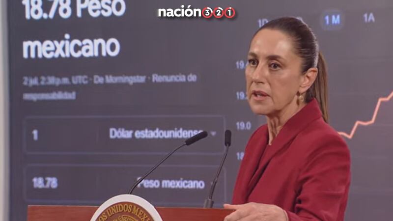 Ante escándalo bancario, Sheinbaum resalta con optimismo ganancias del peso mexicano