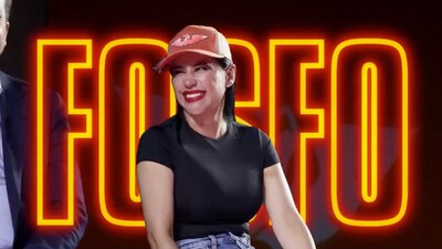 La candidata sale en el sport con sonrisa y con los colores bien puestos