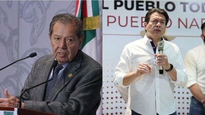 Muñoz Ledo y Delgado Carillo siguen de pleito por la dirigencia de Morena