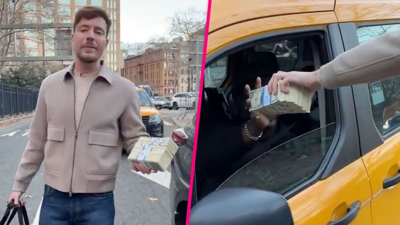 MrBeast vuelve a viralizar la generosidad al repartir dinero en plena calle