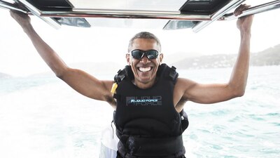 El expresidente Obama de viaje en las Islas Vírgenes Británicas