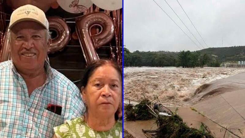 Pareja de abuelitos mexicanos fallece tras las intensas lluvias en Texas