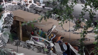 Varios edificios colapsaron tras el sismo de 7.1 grados registrado en la CDMX