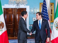 Marco Rubio y Roberto Velasco abordan migración, fentanilo y cárteles en plena disputa arancelaria