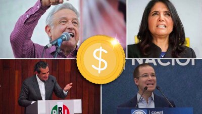 AMLO, Barrales, Ochoa Reza y Anaya... ¿Cuánto ganan realmente?