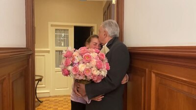 El presidente compartió en redes el festejo de su esposa