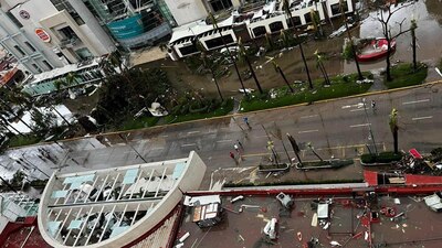 La Costera Miguel Alemán presenta daños severos tras el huracán