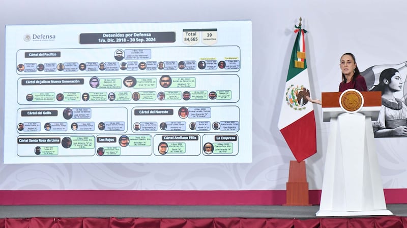 Sheinbaum asegura que con AMLO sí hubo detenciones importantes de líderes del narco ¿quiénes son?