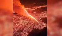 FOTOS: Volcán en Islandia entra en erupción por séptima vez en un año