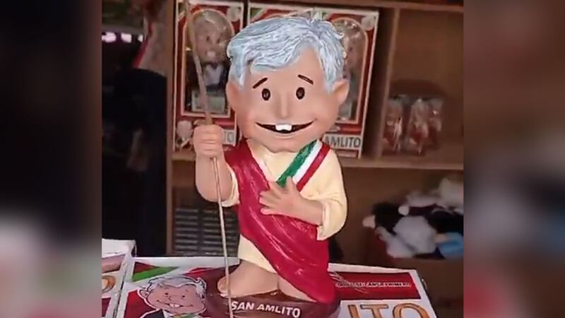 De la política a la fe: Lanzan a San Amlito, el “santo del pueblo”