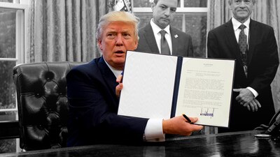 Trump inició su administración dando reversa a decretos de Obama