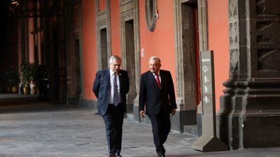 Fernández agradeció el apoyo emitido hace unos días por el presidente mexicano.