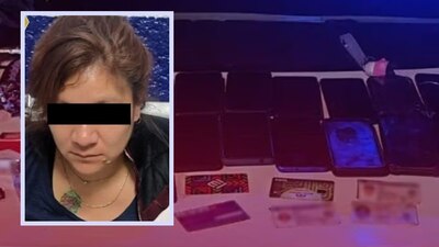 También le hallaron dos carteras con identificaciones de diferentes personas y dinero en efectivo