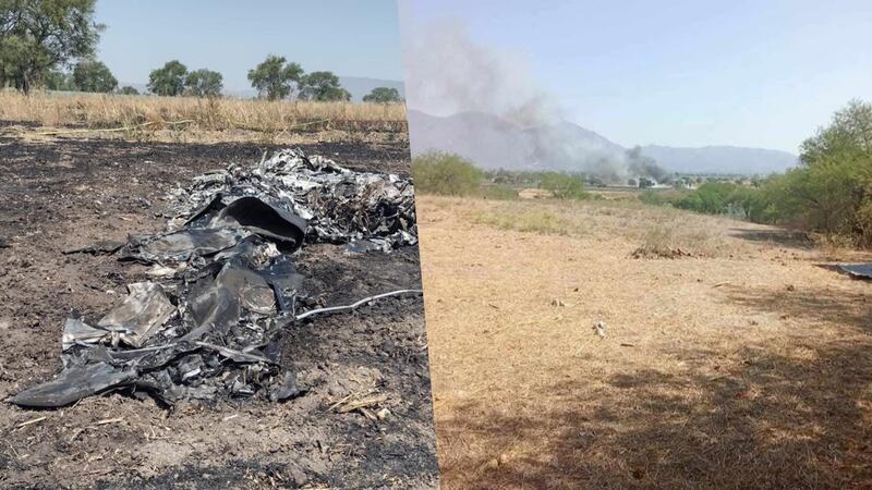 Se desploma aeronave militar en Ameca, Jalisco