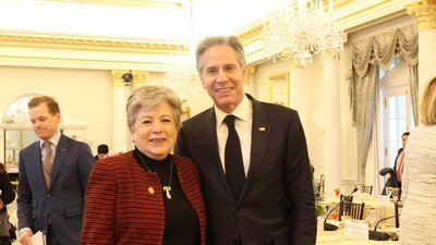 La titular de la SRE y el secretario de Estado de EU encabezaron el encuentro