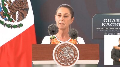 La virtual presidenta electa se comprometió a fortalecer a la Guardia Nacional