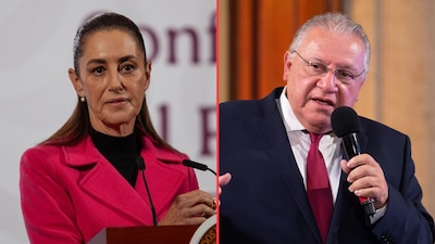 Claudia Sheinbaum y Rafael Marín