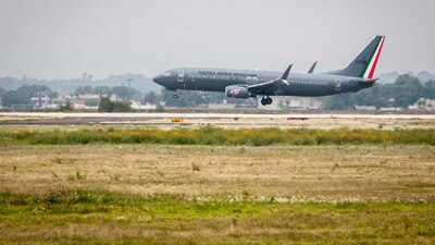 La base aérea de Santa Lucía, que actualmente utiliza la Secretaría de la Defensa Nacional