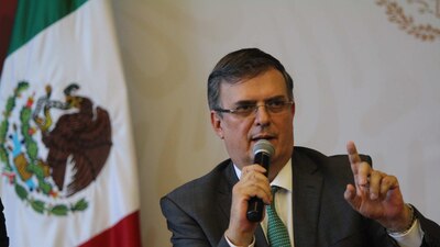 El canciller dio a conocer el acuerdo entre el gobierno mexicano y EU