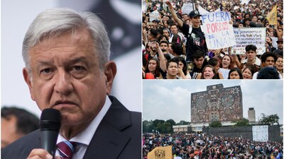 AMLO habló este jueves sobre las protestas que han ocurrido en varios planteles de la UNAM