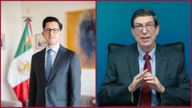 Roberto Velasco, titular de la SRE, sostiene llamada con el ministro de Exteriores de Cuba