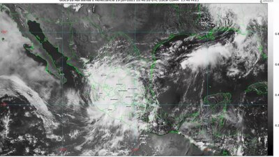 El fenómeno meteorológico se formó a partir de la depresión tropical 4-E