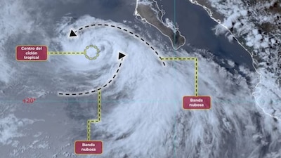 Se espera que afecte las costas de Baja California Sur, Sinaloa y Nayarit