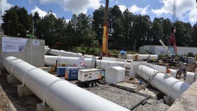 El restablecimiento del agua en la capital será paulatino