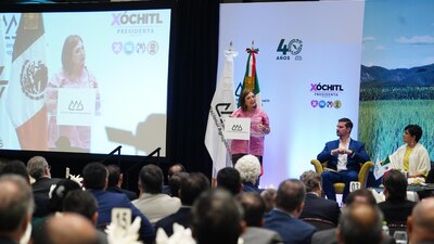 La candidata estuvo en la reunión con el Consejo Nacional Agropecuario