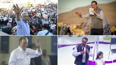 Cuatro de los candidatos tienen temas musicales que se han viralizado en redes sociales