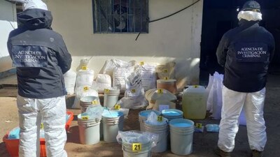 En un domicilio, hubo un cateo de fentanilo y pastillas de esta droga