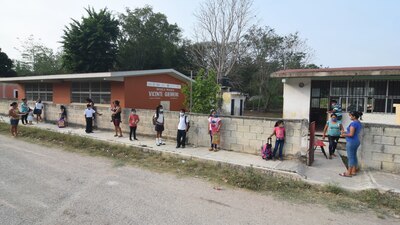 Detectan en Campeche maestra contagiada de COVID-19