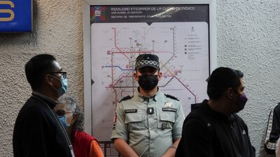 Alrededor de 6 mil elementos realizan labores de vigilancia en el Metro