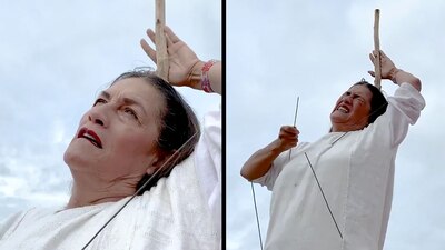 La senadora protestó contra la intención de que la tauromaquia sea patrimonio cultural de la humanidad