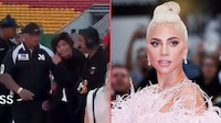 VIDEO: Sacan de concierto de Lady Gaga a influencer que atacó a Ariana Grande
