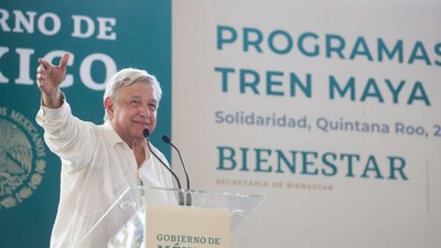 El presidente estuvo este domingo en Quintana Roo