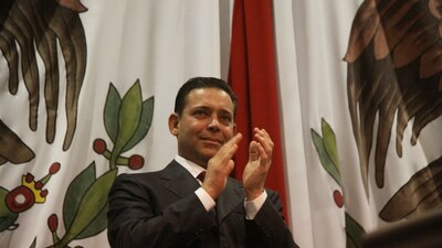 Eugenio Hernández Flores fue detenido este viernes, acusado de peculado