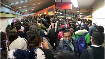 Usuarios reportan que fueron desalojados del Metro, por lo que buscan cómo trasladarse