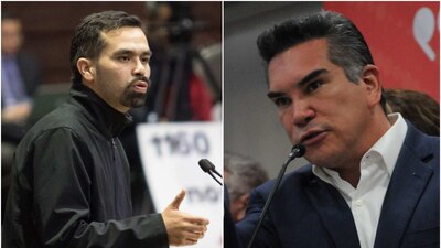 'Alito' Moreno y Álvarez Máynez revelaron un supuesto acuerdo contra el plan de reforma electoral