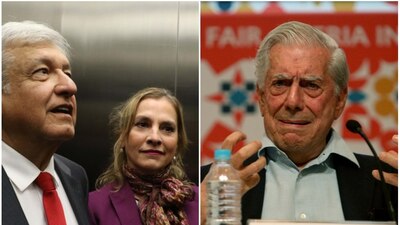 AMLO y Beatriz Gutiérrez se defendieron de los comentarios de Mario Vargas Llosa