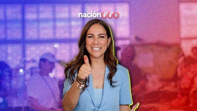 Alma Alcaraz de la coalición 'Sigamos Haciendo Historia', queda en el segundo sitio