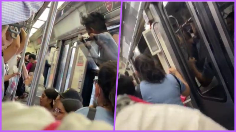 VIDEO: Muere joven tras colgarse de un tren y chocar contra la pared en Guadalajara