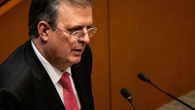 El titular de la SRE compareció ante el Senado de la República respecto al tercer año de actividades como canciller.