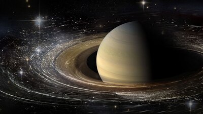 Los anillos estañan conformados mayoritariamente por hielo y ligero porcentaje de polvo rocoso