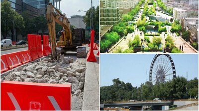 La línea 7 de MB, el Corredor Chapultepec y la Gran Rueda estaban planeadas en zonas protegidas